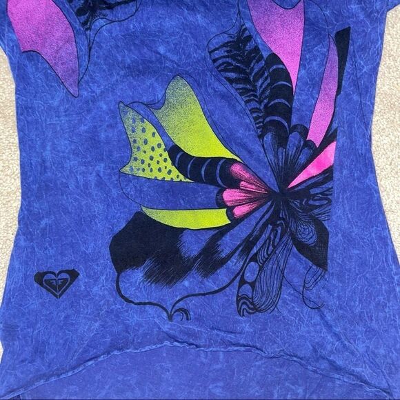 Blue Women’s Roxy short sleeve t-shirt size small - Picture 4 of 7